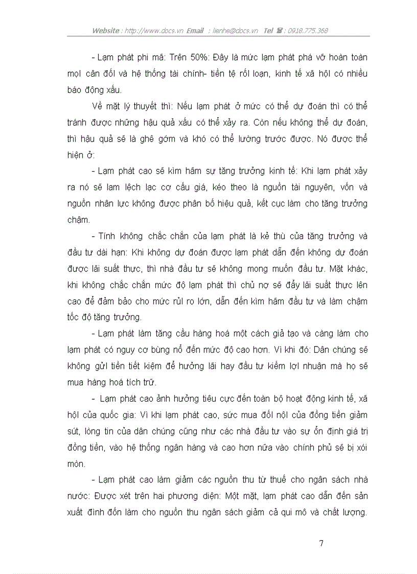 image for page Lạm phát và các giảI pháp kiềm chế lạm phát ở Việt Nam hiện nay