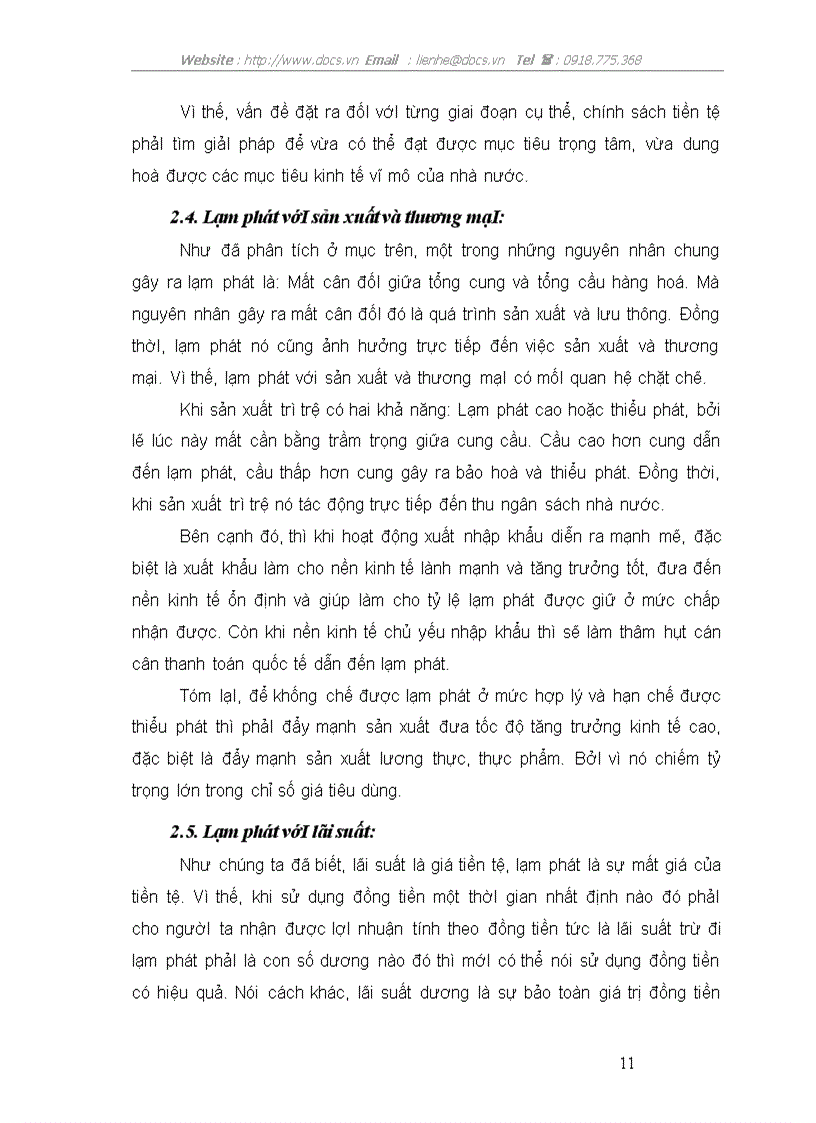 image for page Lạm phát và các giảI pháp kiềm chế lạm phát ở Việt Nam hiện nay