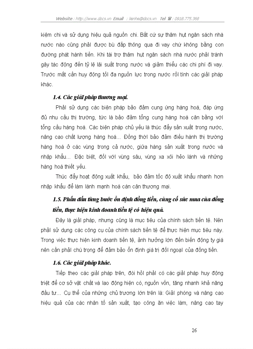 image for page Lạm phát và các giảI pháp kiềm chế lạm phát ở Việt Nam hiện nay