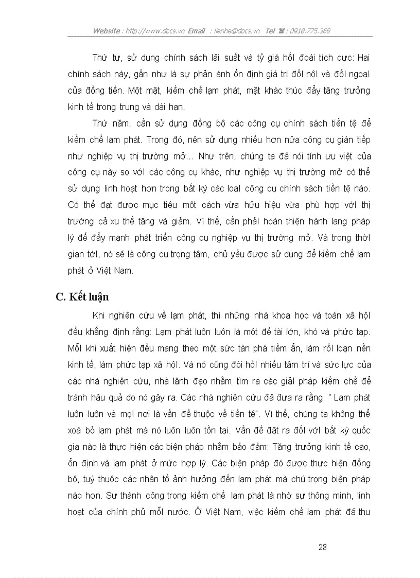 image for page Lạm phát và các giảI pháp kiềm chế lạm phát ở Việt Nam hiện nay