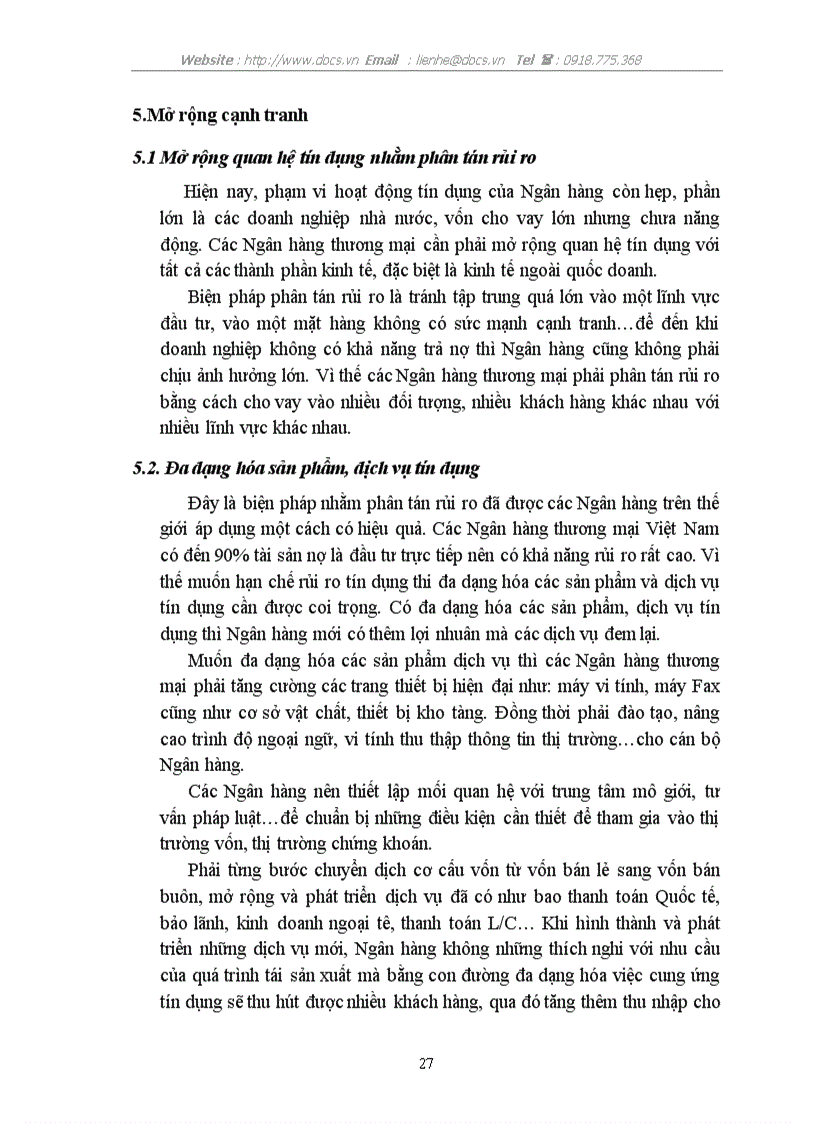 image for page Giải pháp phòng ngừa và hạn chế rủi ro tín dụng với các Ngân hàng thương mại Việt Nam