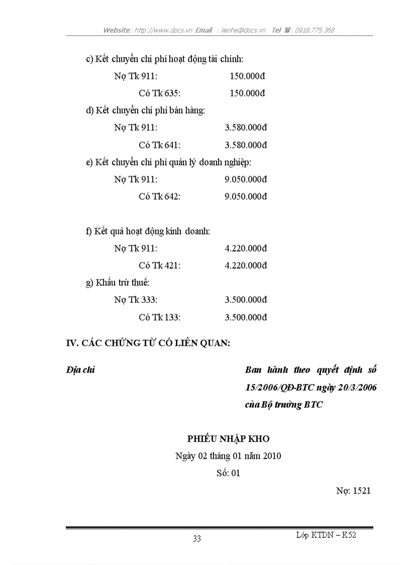 image for page Đồ án môn học nguyên lý kế toán