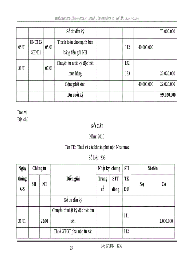 image for page Đồ án môn học nguyên lý kế toán