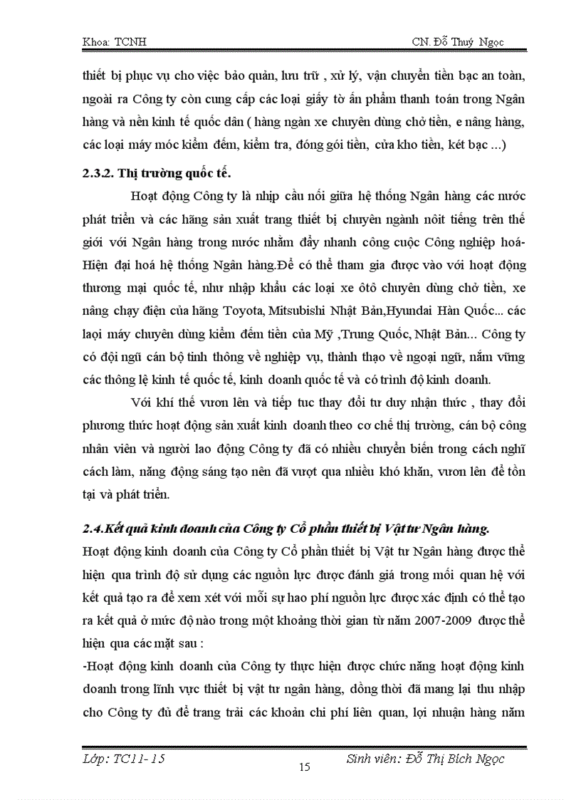 image for page Các hoạt động sản xuất kinh doanh của Công ty cổ phần thiết bị Vật tư Ngân hàng