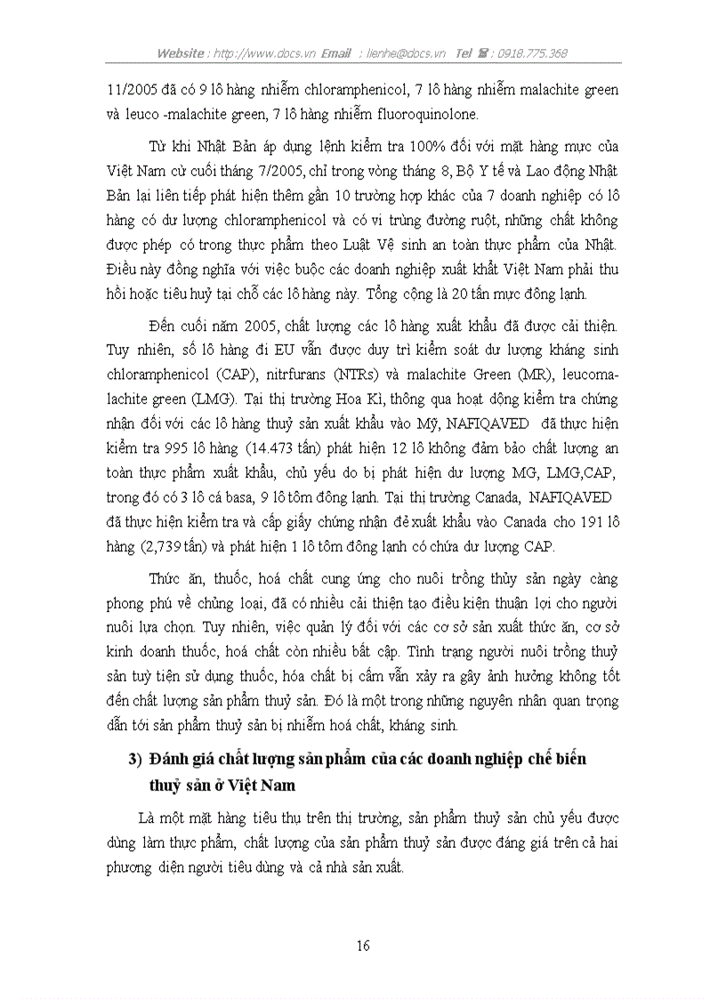 image for page Thực trạng và giải pháp nâng cao chất lượng sản phẩm trong các doanh nghiệp chế biến thuỷ sản Việt Nam