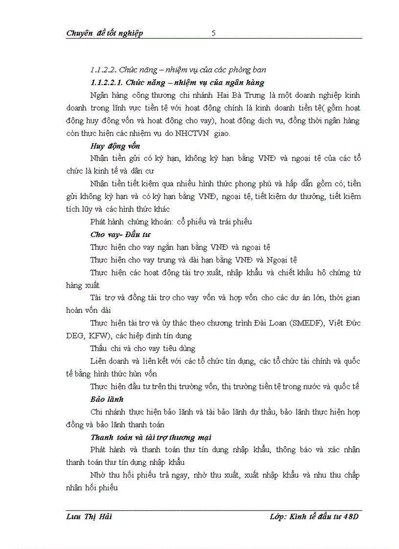 image for page Hoàn thiện công tác thẩm định dự án trung và dài hạn tại ngân hàng công thương hai bà trưng
