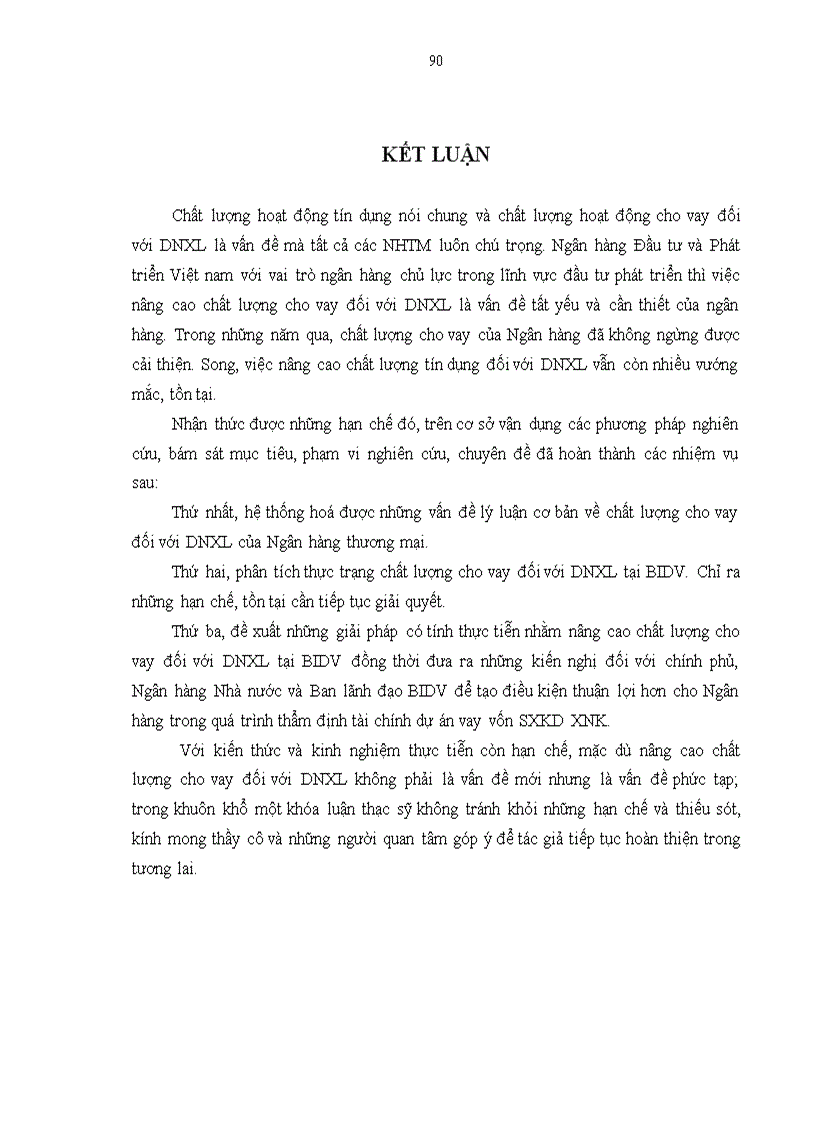 image for page Chất lượng cho vay đối với doanh nghiệp xây lắp tại ngân hàng đầu tư và phát triển việt nam