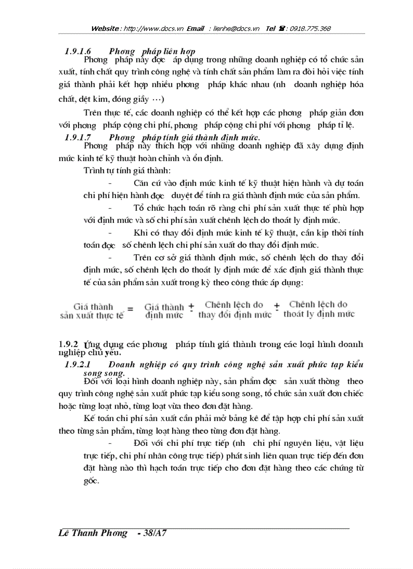 image for page Kế toán chi phí sản xuất và tính giá thành sản phẩm tại Công ty vật tư thiết bị nông sản Thanh Trì Hà Nội