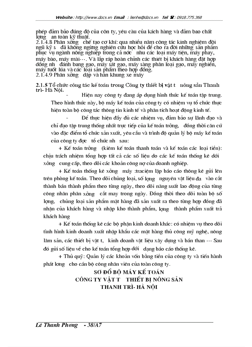 image for page Kế toán chi phí sản xuất và tính giá thành sản phẩm tại Công ty vật tư thiết bị nông sản Thanh Trì Hà Nội