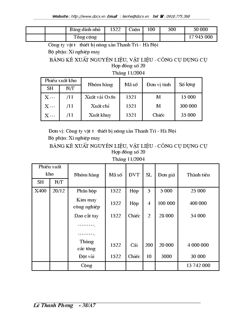 image for page Kế toán chi phí sản xuất và tính giá thành sản phẩm tại Công ty vật tư thiết bị nông sản Thanh Trì Hà Nội