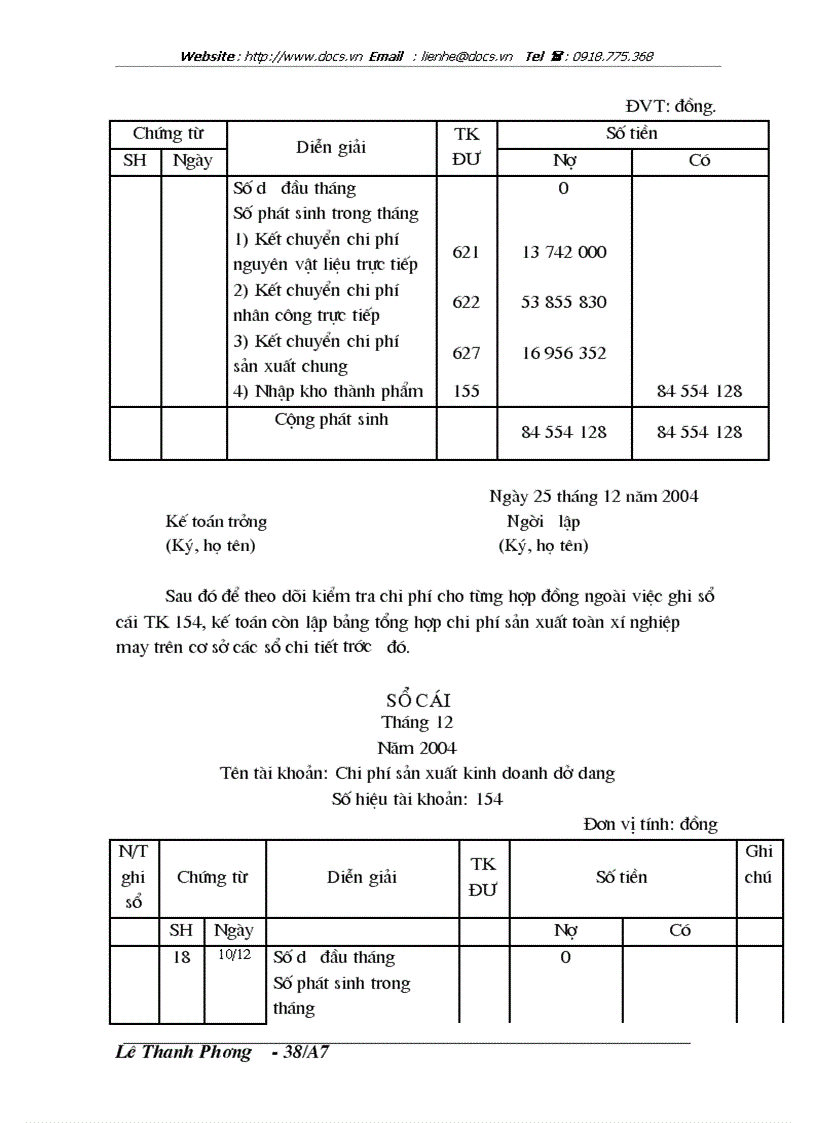 image for page Kế toán chi phí sản xuất và tính giá thành sản phẩm tại Công ty vật tư thiết bị nông sản Thanh Trì Hà Nội