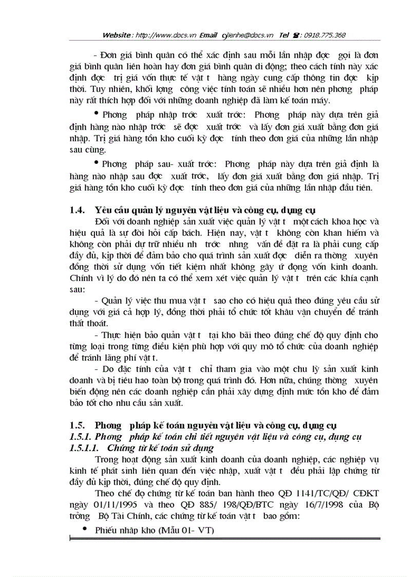 image for page Hoàn thiện công tác kế toán nguyên vật liệu và công cụ dụng cụ tại Nhà máy ô tô Hòa Bình