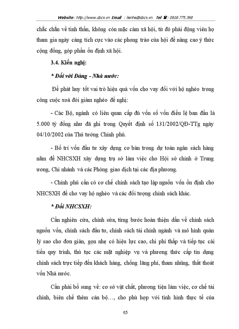 image for page Nâng cao hiệu quả tín dụng đối với hộ nghèo tại Phòng giao dịch Ngân hàng chính sách xã hội huyện Giao Thuỷ tỉnh Nam Định