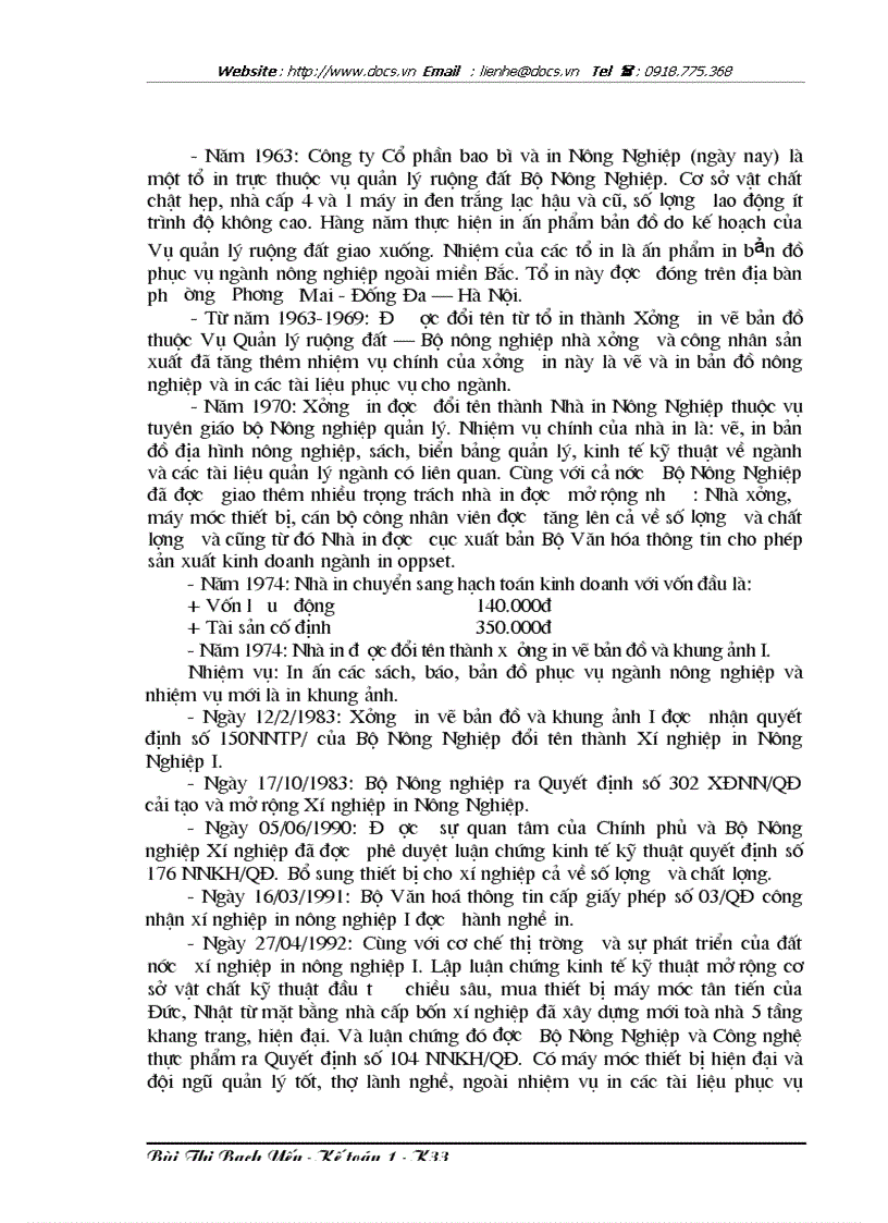 image for page Hoàn thiện hạch toán chi phí sản xuất và tính giá thành sản phẩm tại Công ty Cổ phần bao bì và in nông nghiệp