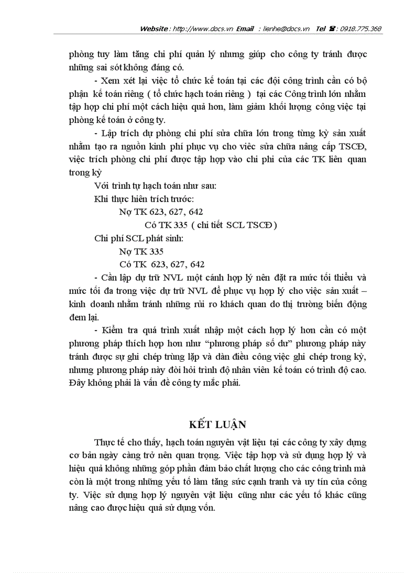 image for page Hạch toán nguyên vật liệu tại công ty lắp máy và xây dựng số 5