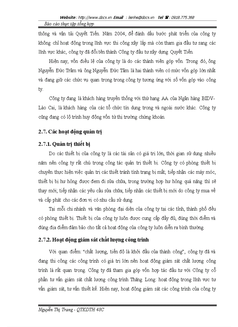 image for page Công ty đầu tư xây dựng quyết tiến