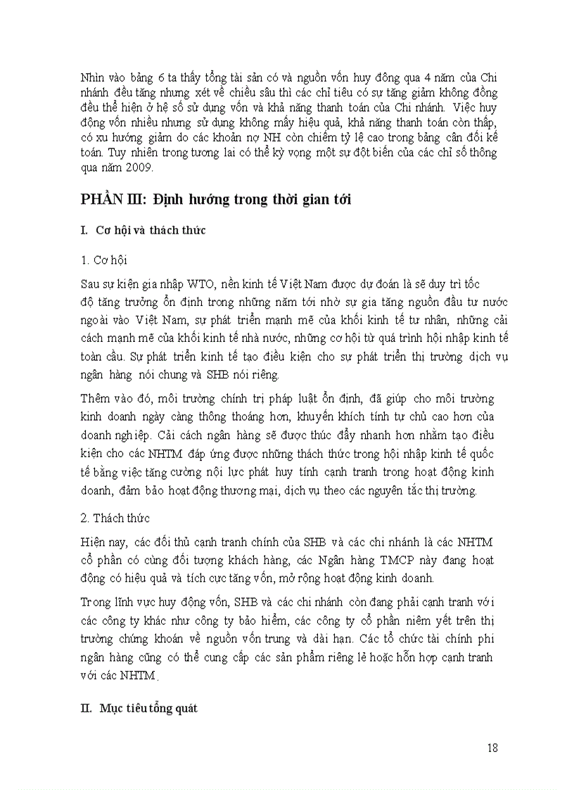 image for page Báo cáo tổng hợp về tình hình hoạt động của chi nhánh SHB 86 Bà Triệu quận Hoàn Kiếm TP Hà Nội