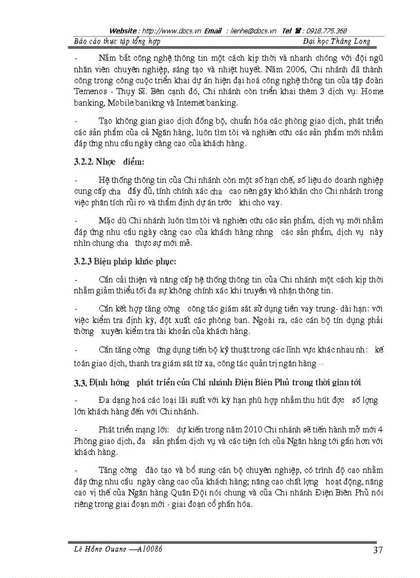 image for page Ngân hàng thương mại cổ phần Quân đội và Chi nhánh Điện Biên Phủ