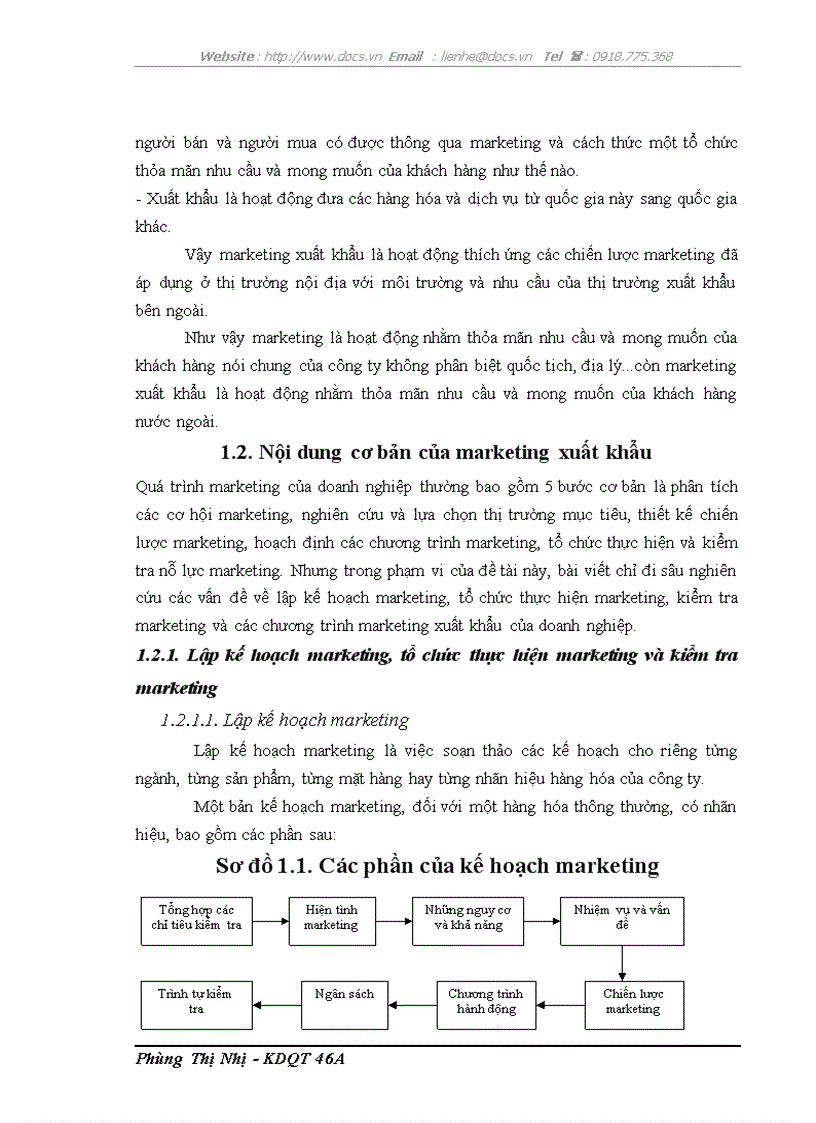 image for page Marketing xuất khẩu của công ty may thăng long Thực trạng và giải pháp