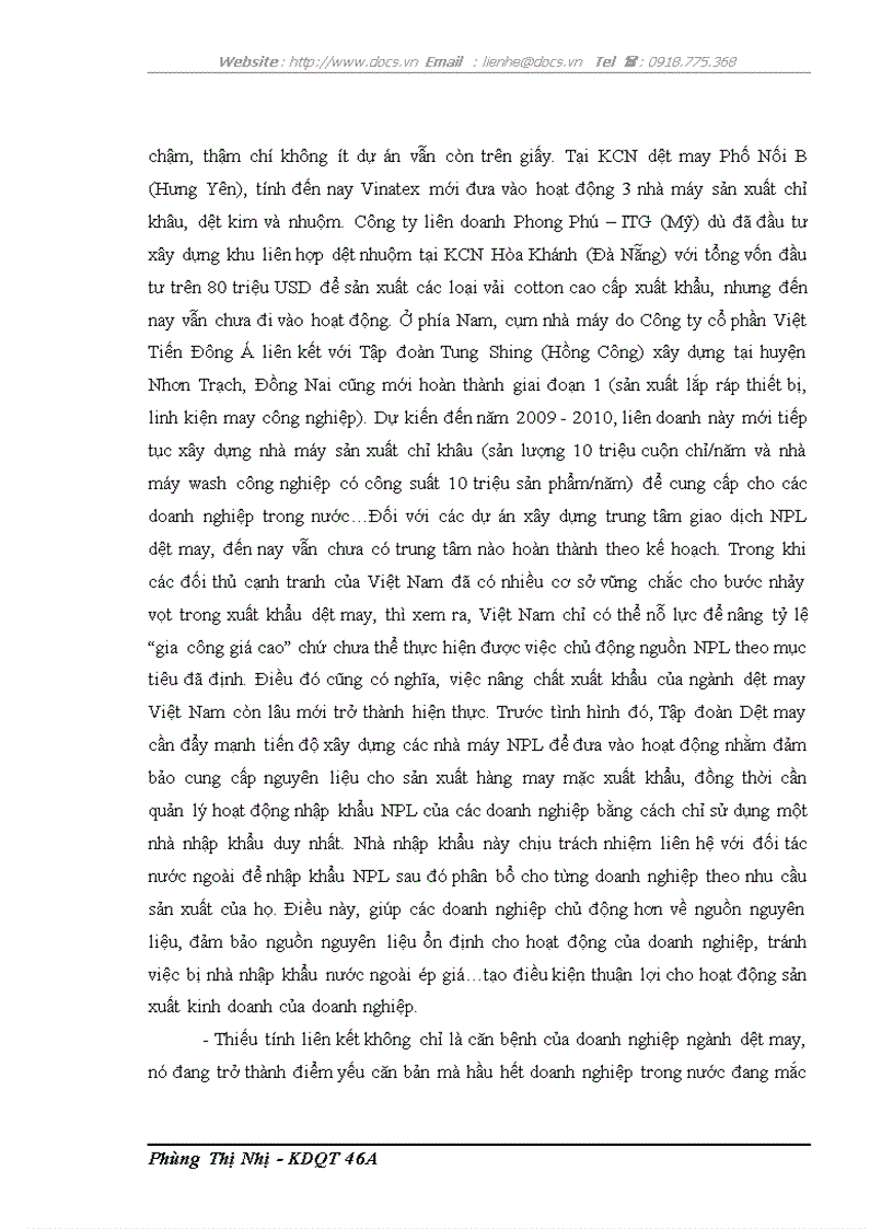 image for page Marketing xuất khẩu của công ty may thăng long Thực trạng và giải pháp