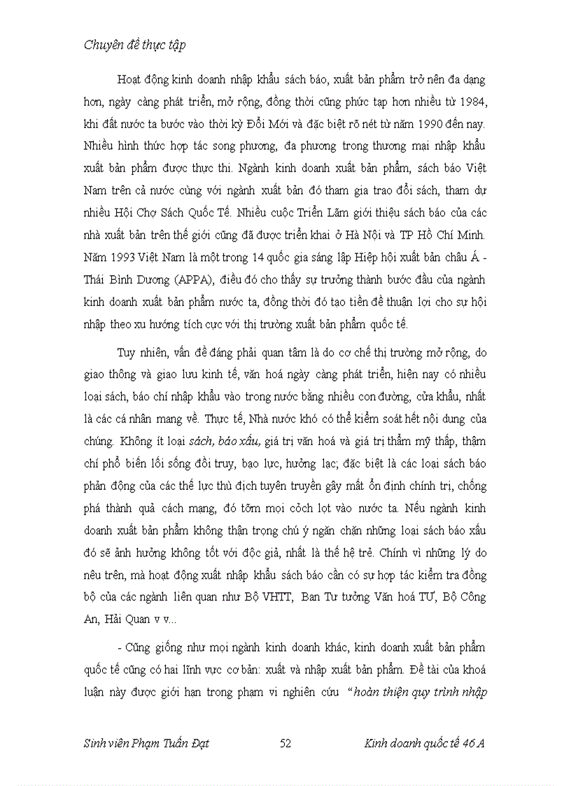 image for page Một số biện pháp cải thiện quy trình nhập khẩu sách báo của công ty xuất nhập khẩu sách báo việt nam