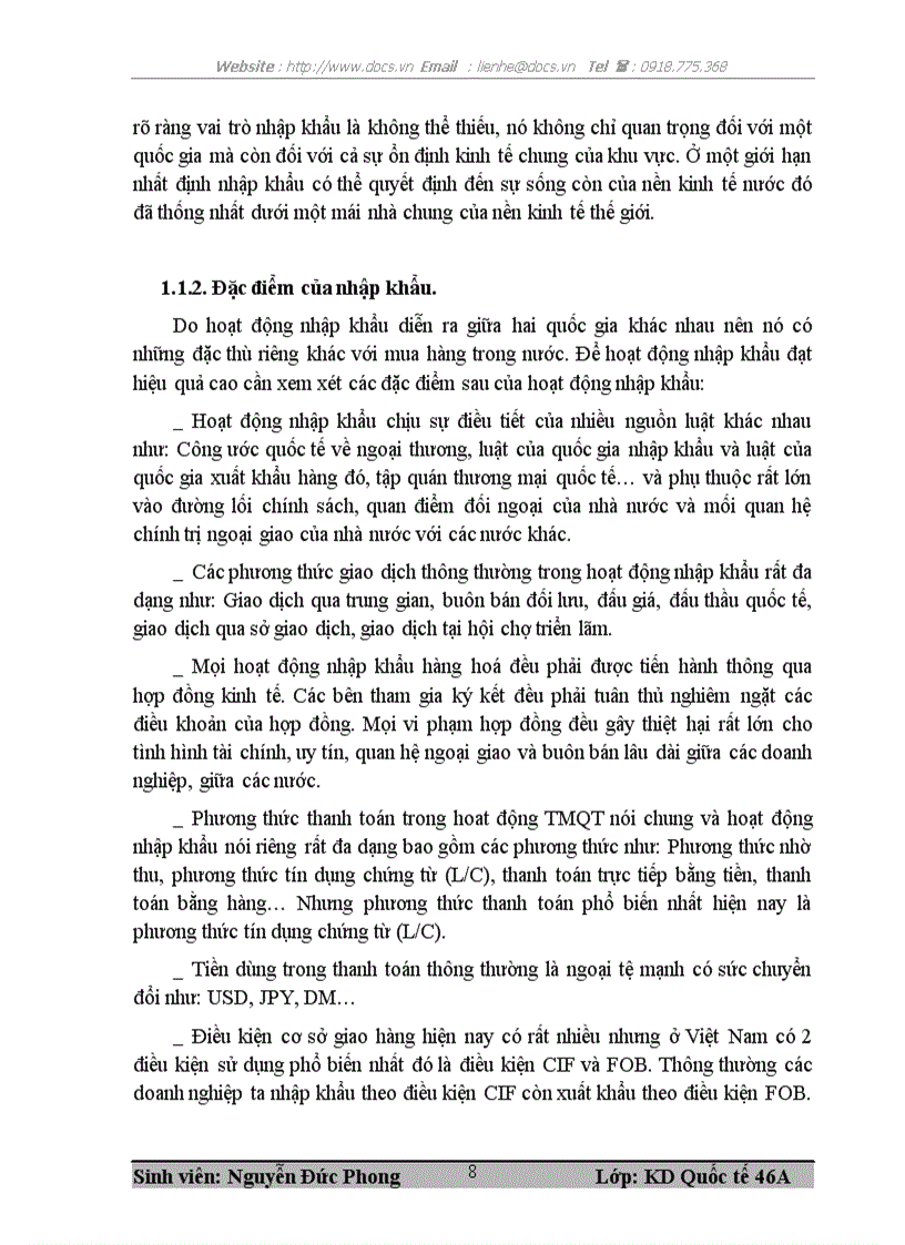 image for page Nâng cao hiệu quả kinh doanh nhập khẩu tại công ty TNHH Thương mại Xây dựng Tiến Đạt