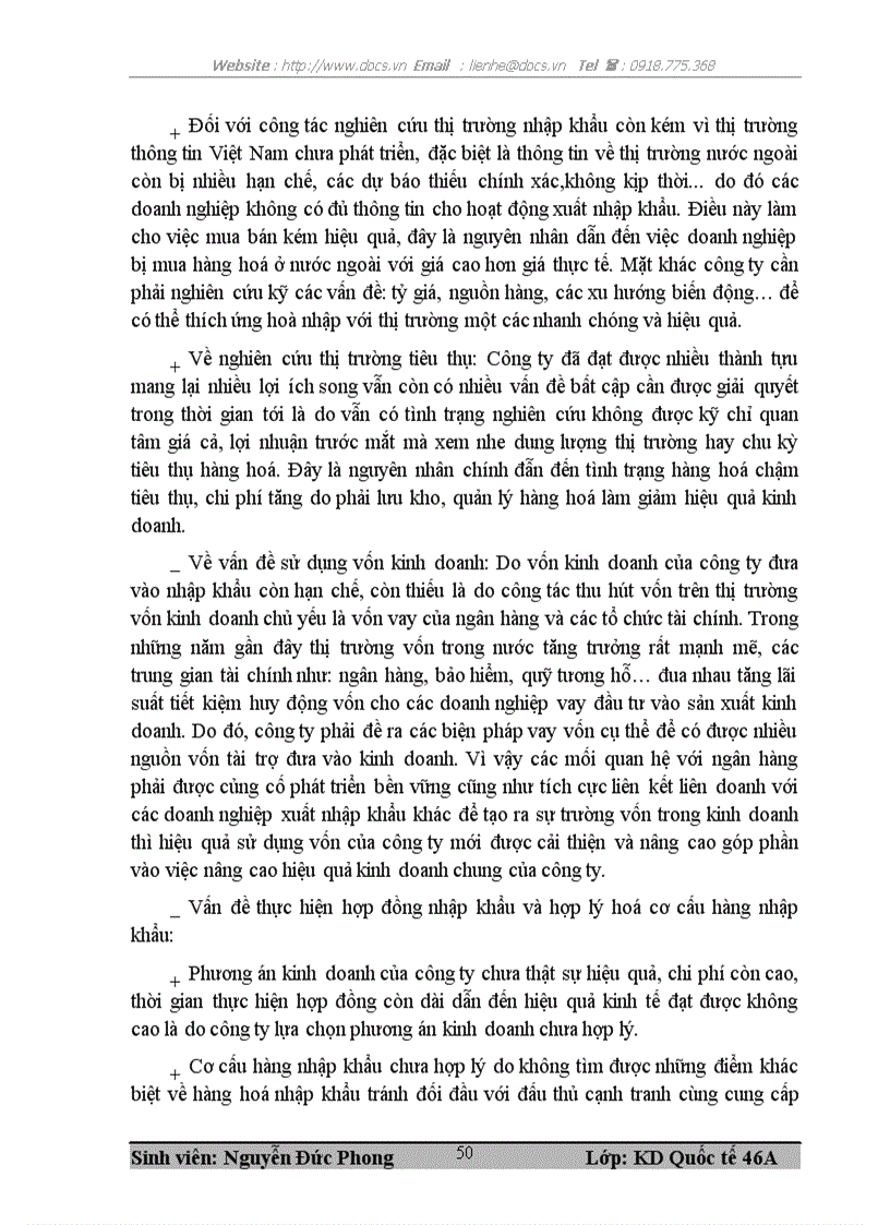 image for page Nâng cao hiệu quả kinh doanh nhập khẩu tại công ty TNHH Thương mại Xây dựng Tiến Đạt