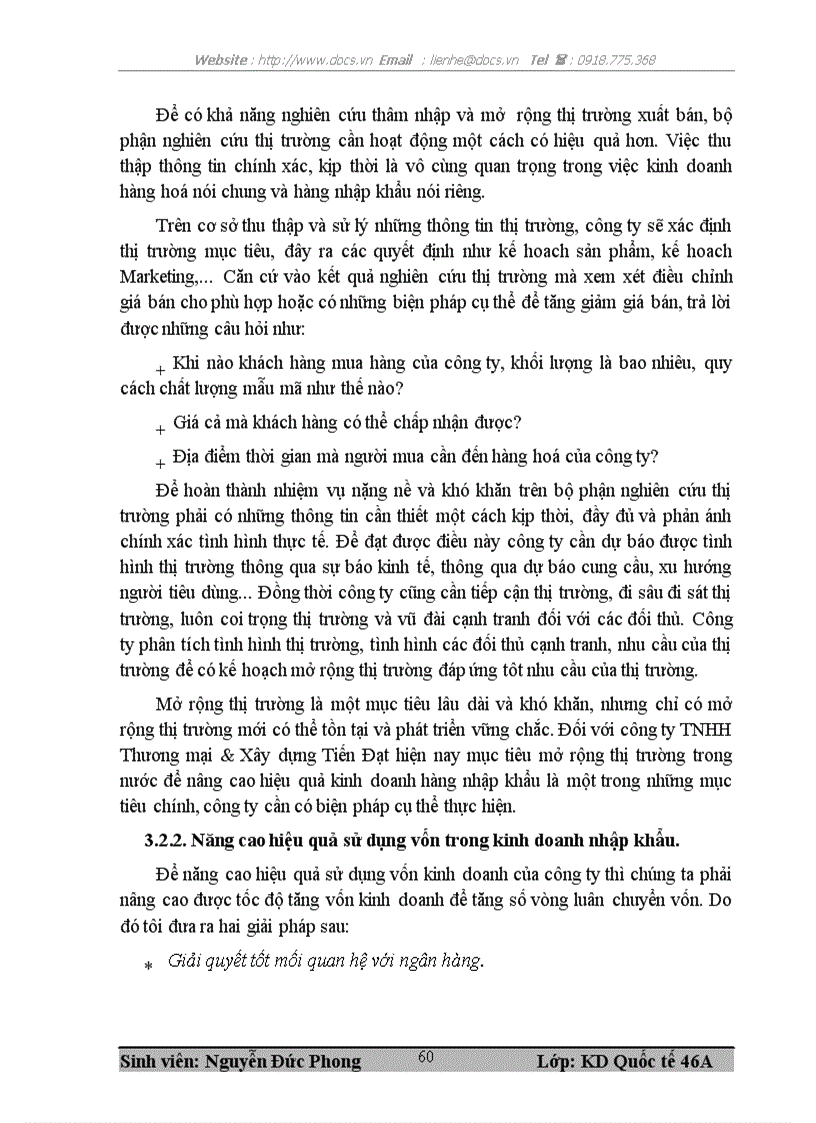 image for page Nâng cao hiệu quả kinh doanh nhập khẩu tại công ty TNHH Thương mại Xây dựng Tiến Đạt