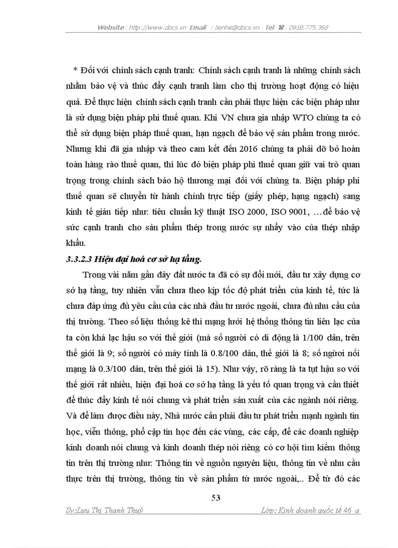 image for page Nâng cao năng lực cạnh tranh của sản phẩm Thép Hoà Phát trong điều kiện Việt Nam là thành viên của WTO