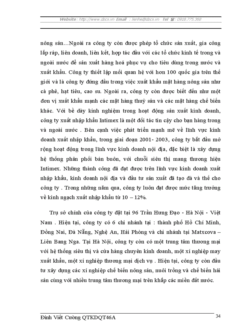 image for page Thúc đẩy xuất khẩu hàng nông sản sang thị trường eu của công ty xuất nhập khẩu intimex