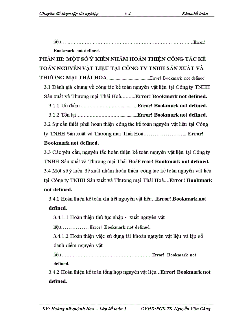 image for page Hoàn thiện kế toán nguyên vật liệu tại Công ty cổ phần tập đoànThái Hòa