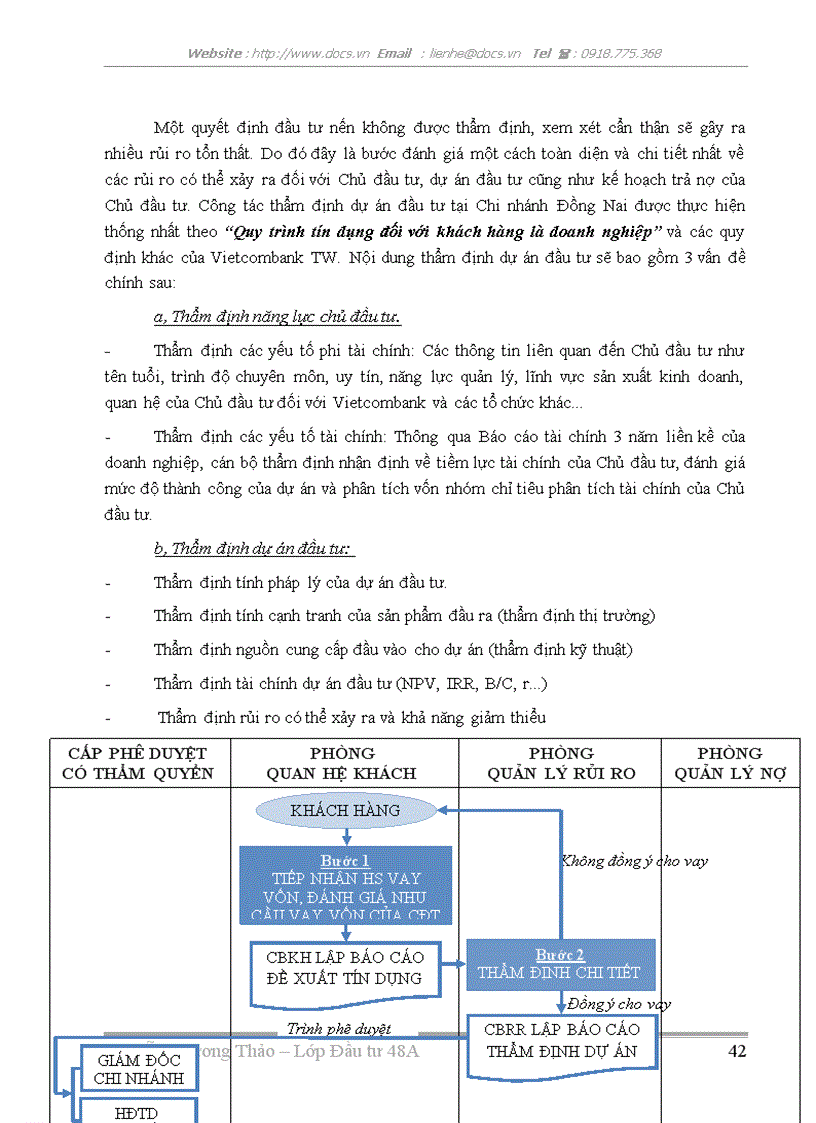 image for page Công tác quản lý rủi ro trong hoạt động cho vay các DAĐT tại NHTM