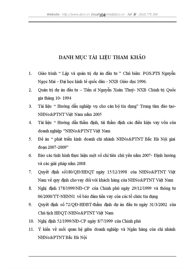 image for page Các giải pháp nhằm nâng cao chất lượng công tác thẩm định dự án đầu tư tại NHNo PTNT Bắc Hà Nội