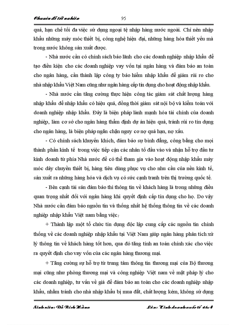 image for page Hoạt động tín dụng tài trợ nhập khẩu tại Ngân hàng Công thương Đống Đa Thực trạng và giải pháp