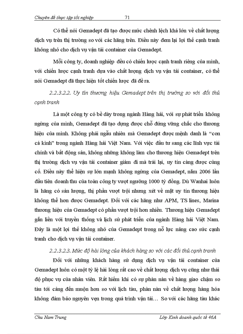 image for page Nâng cao sức cạnh tranh của dịch vụ vận tải container tại công ty cổ phần gemadept
