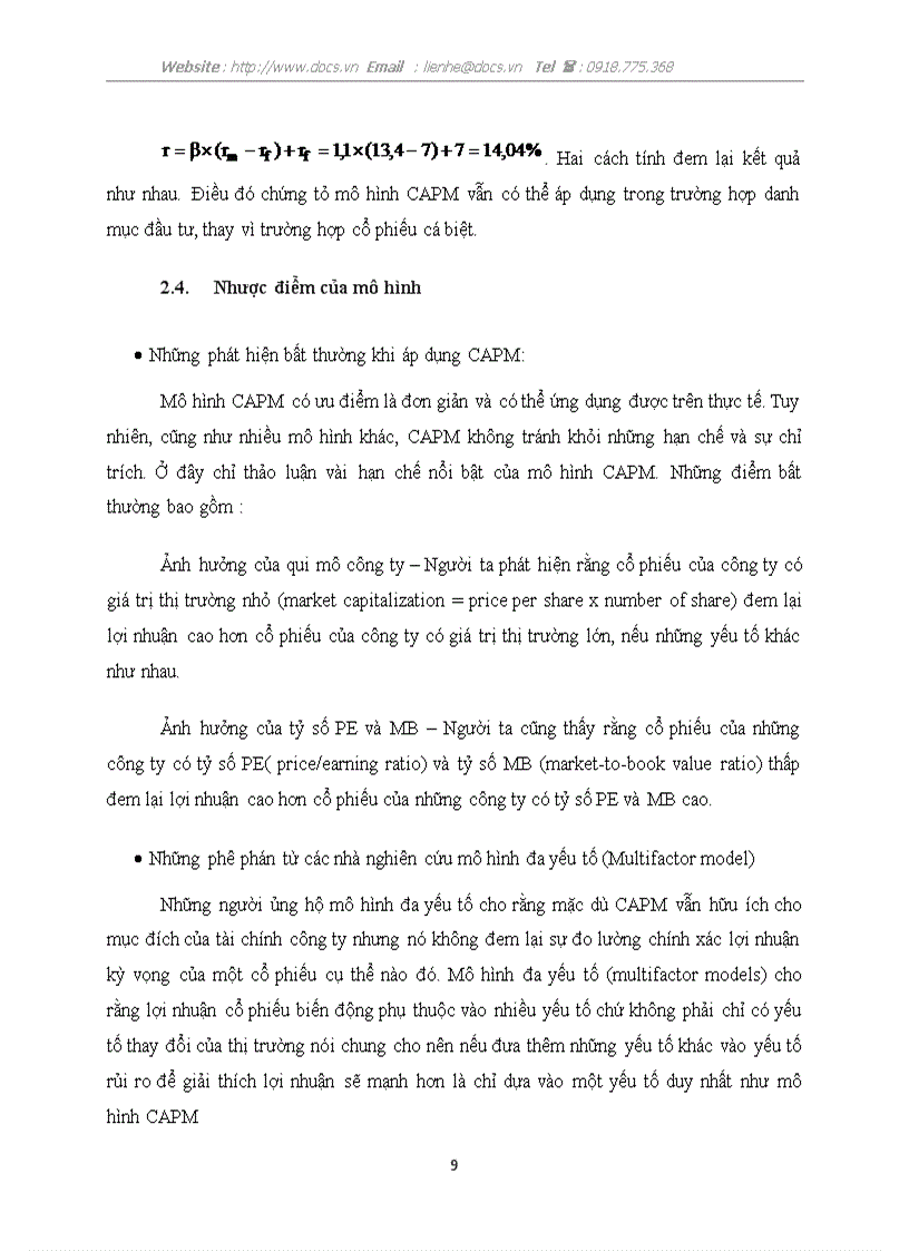image for page Anh chị hãy tìm đọc phân tích 1 lý thuyết nào đó trong lĩnh vực tài chính có liên quan đến đầu tư chứng khoán