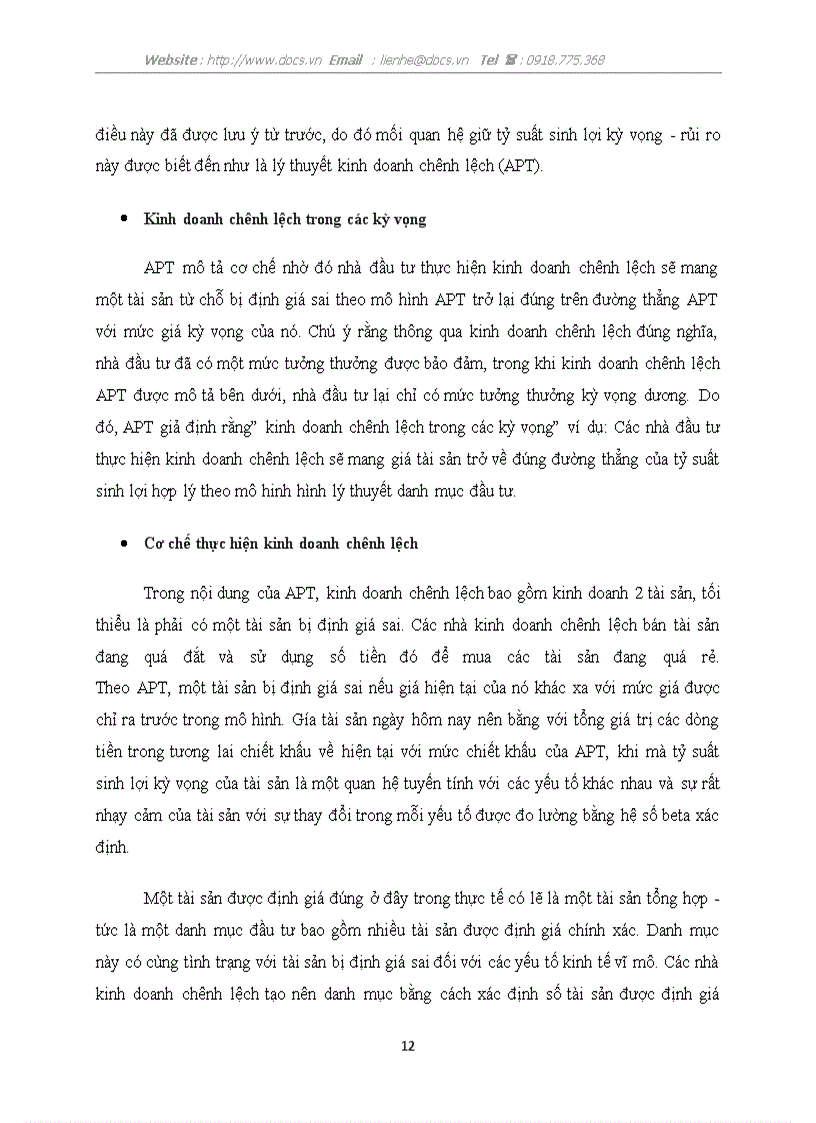 image for page Anh chị hãy tìm đọc phân tích 1 lý thuyết nào đó trong lĩnh vực tài chính có liên quan đến đầu tư chứng khoán