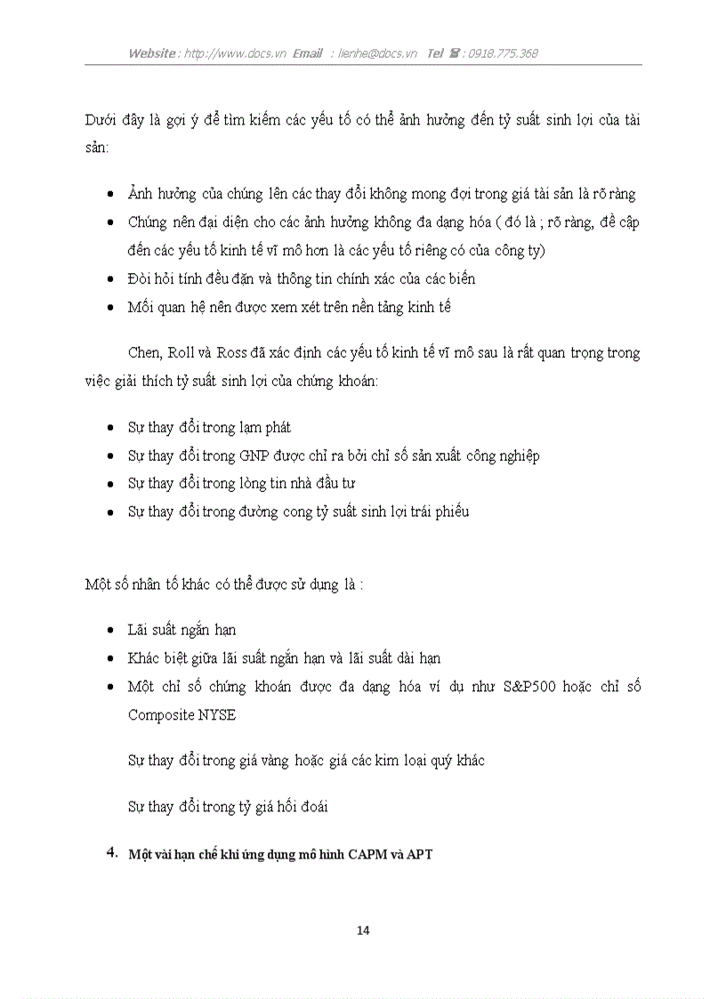 image for page Anh chị hãy tìm đọc phân tích 1 lý thuyết nào đó trong lĩnh vực tài chính có liên quan đến đầu tư chứng khoán