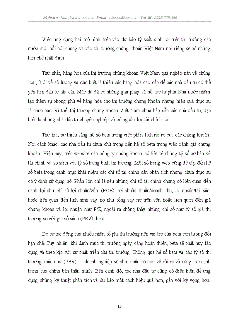 image for page Anh chị hãy tìm đọc phân tích 1 lý thuyết nào đó trong lĩnh vực tài chính có liên quan đến đầu tư chứng khoán