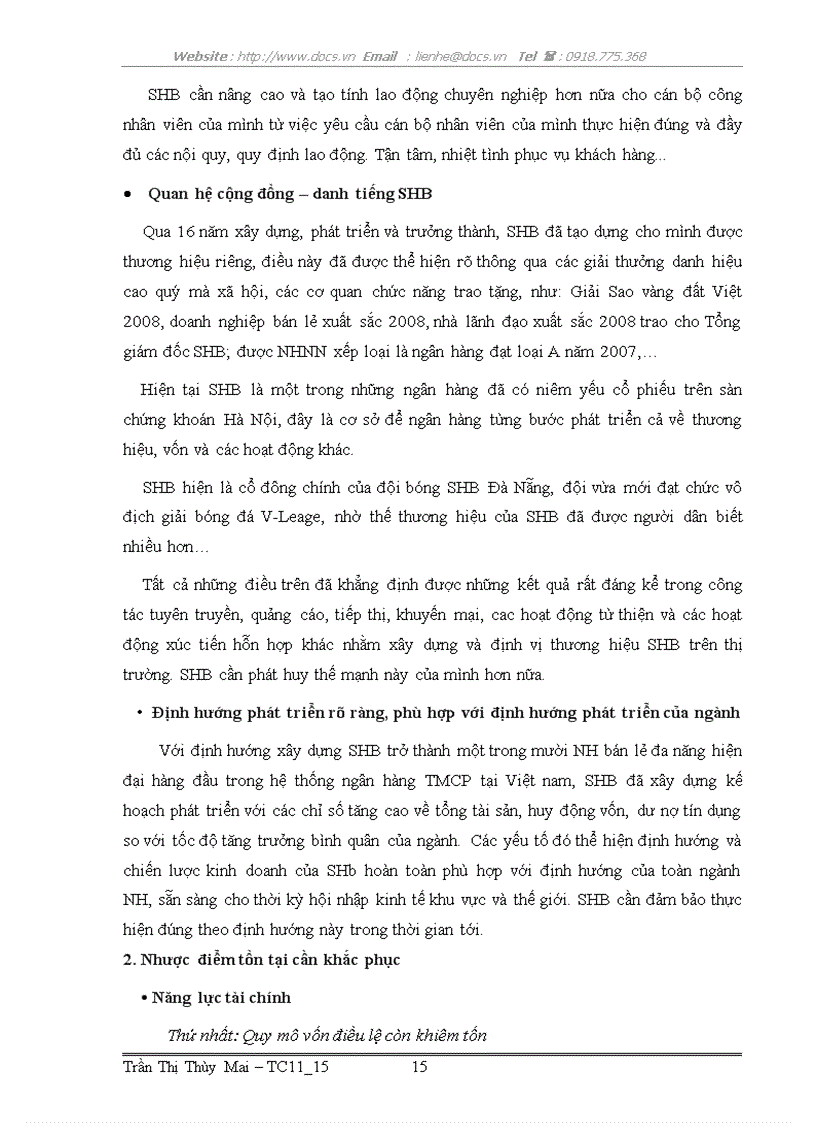 image for page Báo cáo thực tập tại Phòng Quan Hệ Khách hàng Ngân hàng TMCP Sài Gòn Hà Nội SHB