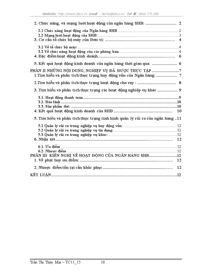 image for page Báo cáo thực tập tại Phòng Quan Hệ Khách hàng Ngân hàng TMCP Sài Gòn Hà Nội SHB