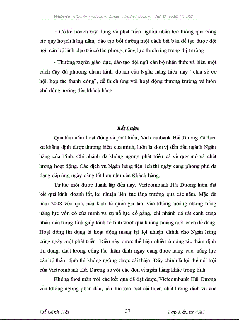 image for page Tình hình thẩm định dự án vay vốn tại Ngân hàng TMCP Ngoại thương Việt Nam Chi nhánh Hải Dương Thực trạng và giải pháp