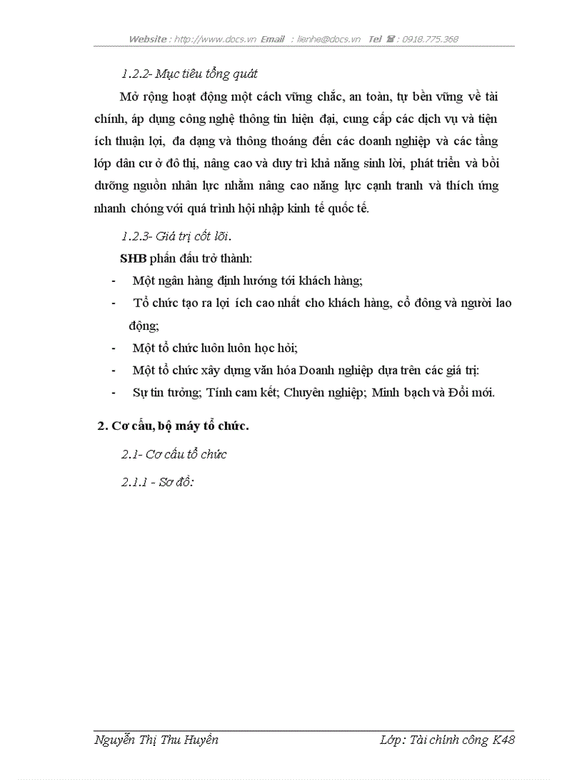 image for page Hoạt động kinh doanh tại Ngân hàng TMCP Sài Gòn Hà Nội