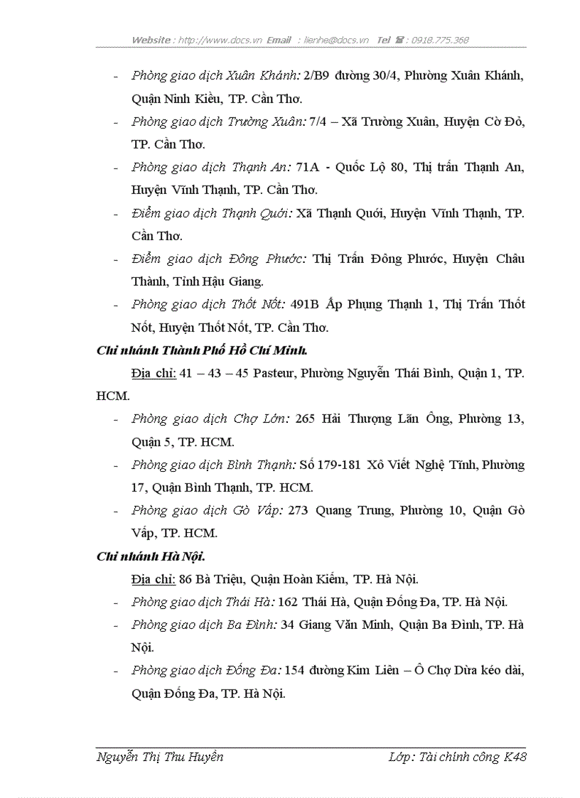 image for page Hoạt động kinh doanh tại Ngân hàng TMCP Sài Gòn Hà Nội