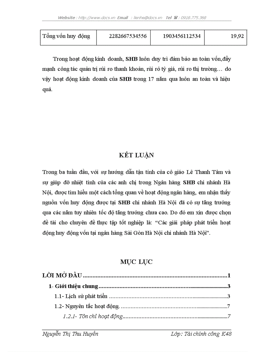 image for page Hoạt động kinh doanh tại Ngân hàng TMCP Sài Gòn Hà Nội