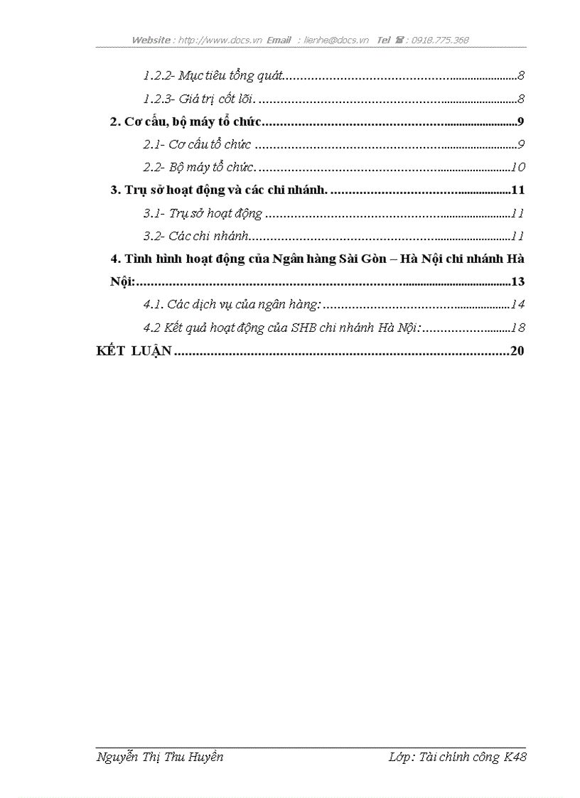 image for page Hoạt động kinh doanh tại Ngân hàng TMCP Sài Gòn Hà Nội