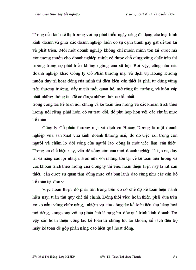 image for page Báo cáo thực tập tại tại Công ty Cổ phần Thương mại và dịch vụ Hoàng Dương