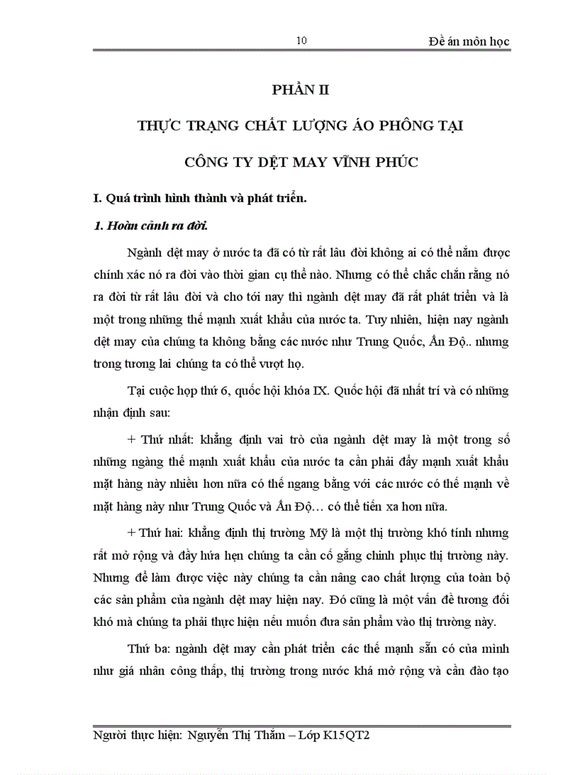 image for page Một số giải pháp quản lý chất lượng sản phẩm áo phông của công ty dệt may vĩnh phúc