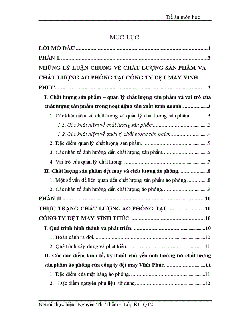 image for page Một số giải pháp quản lý chất lượng sản phẩm áo phông của công ty dệt may vĩnh phúc