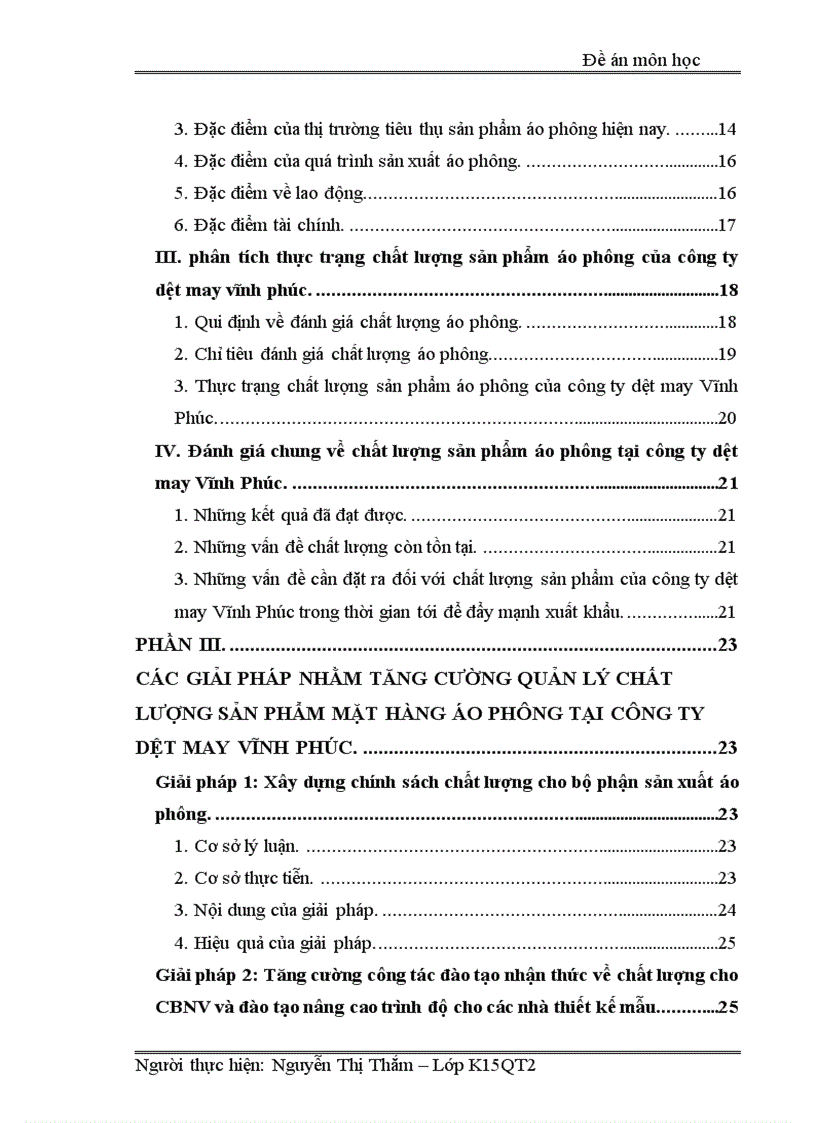 image for page Một số giải pháp quản lý chất lượng sản phẩm áo phông của công ty dệt may vĩnh phúc